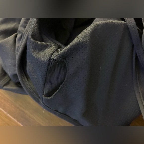 NWOT Running Girl black yoga tank with built in shelf bra size XL - Picture 5 of 11